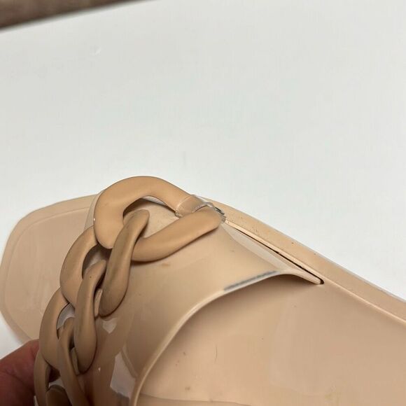 STEVE MADDEN One Band Jelly Sandals Ciela Blush Size 8 - Picture 8 of 8